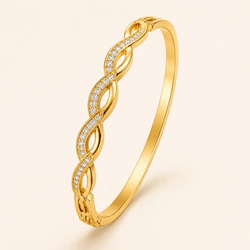 Anti-Tarnish Infinity Gold Bracelet Shimmera