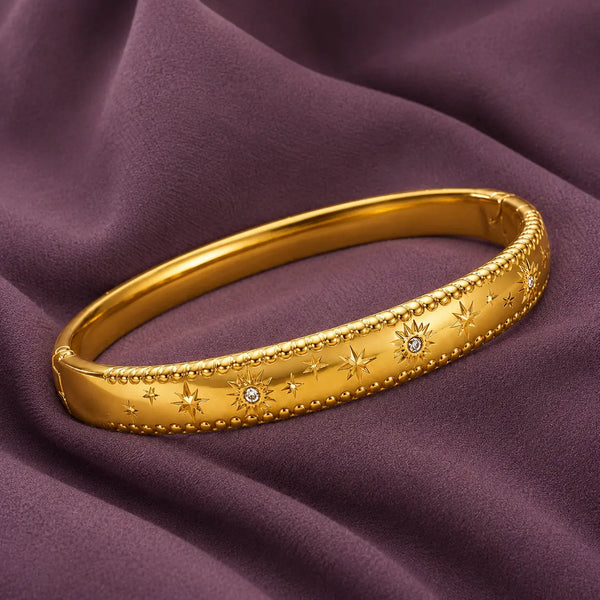 Anti-Tarnish Celestial Star Gold Bracelet