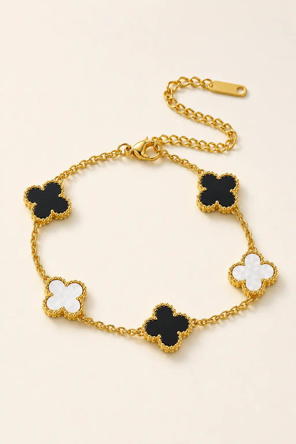Anti Tarnish Clover Bracelet