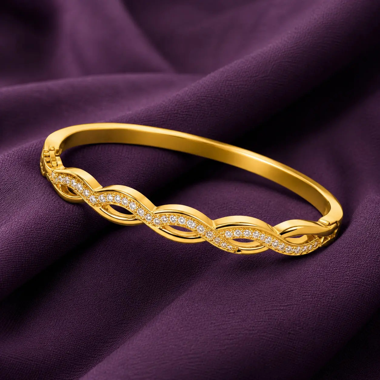 Anti Tarnish Infinity Gold Bracelet Shimmera