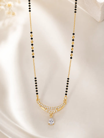 Anti Tarnish V-Curve Mangalsutra Shimmera