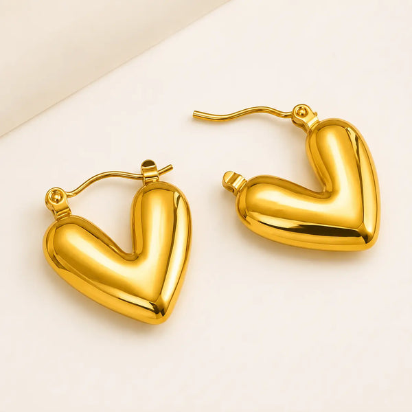 Heart-Shaped Earrings