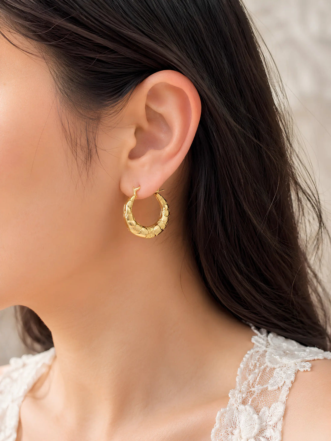 Anti Tarnish Gold Earrings Set Shimmera