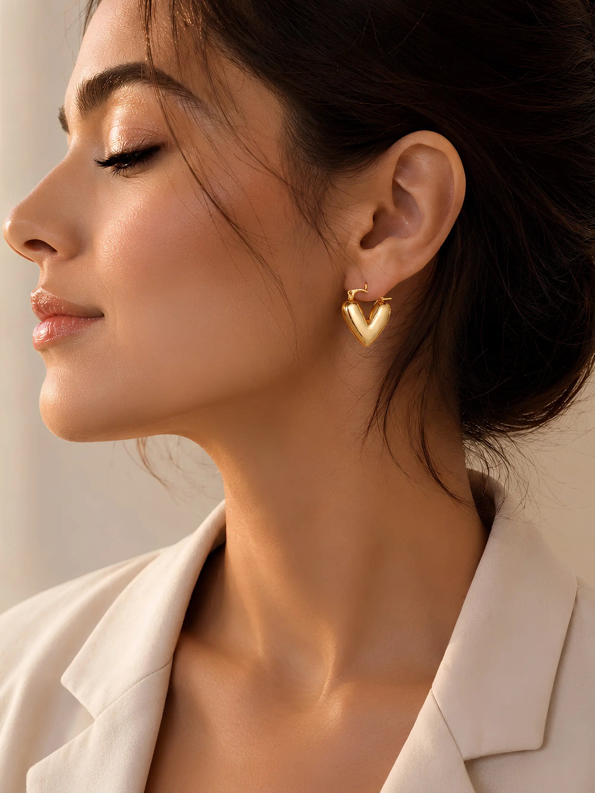 Anti Tarnish Gold Earrings Set Shimmera