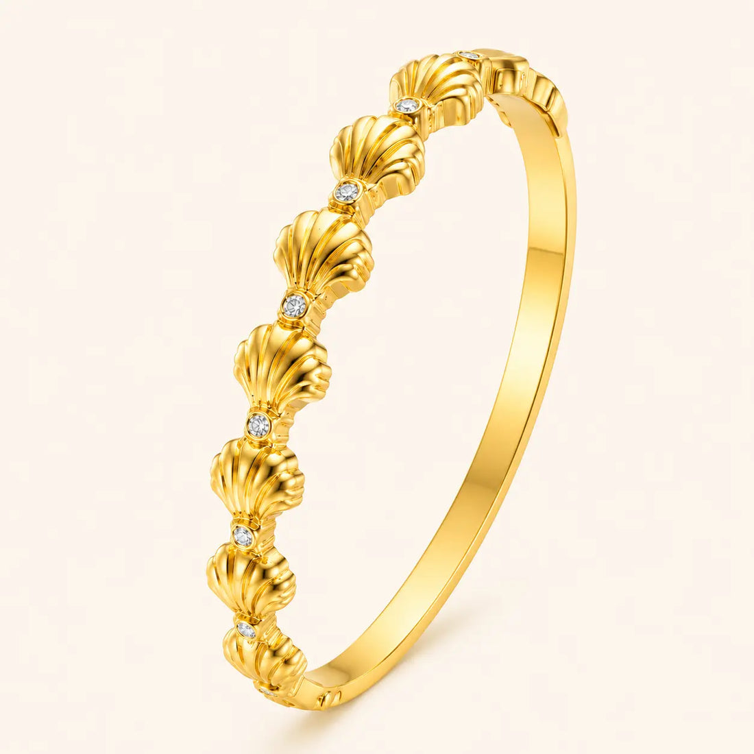 Anti Tarnish Gold Shell Bracelet for Women Shimmera