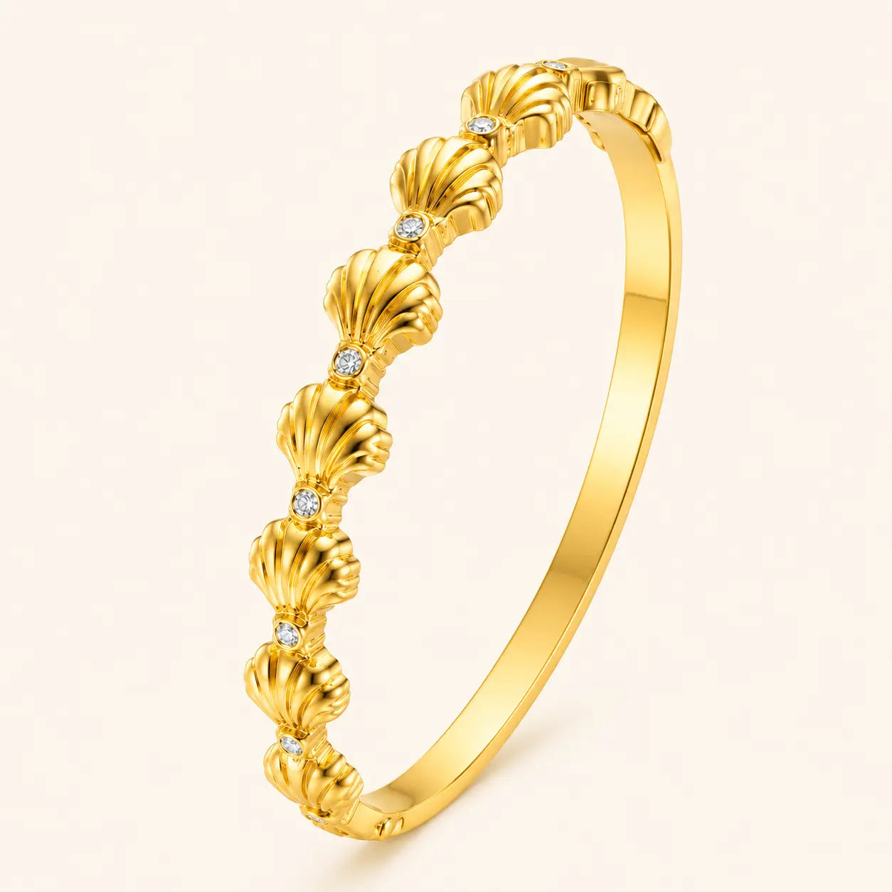 Anti Tarnish Gold Shell Bracelet for Women Shimmera