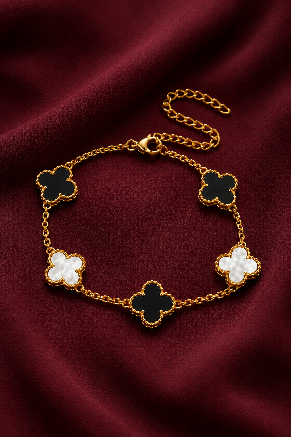 Anti Tarnish Clover Bracelet - Shimmera